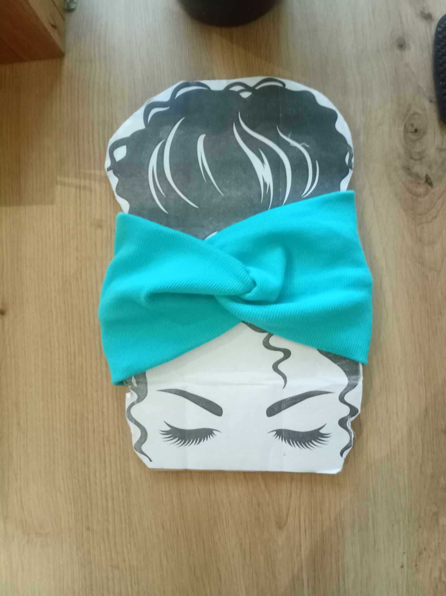 OPASKA na jesień, Turban bawełniana rozciągliwa.