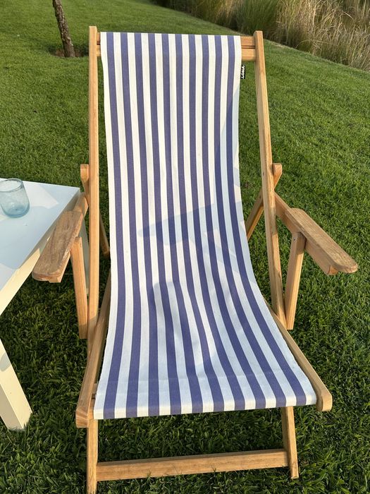 Conjunto jardim cadeiras lona