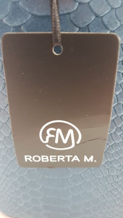 Torebka ze skóry naturalnej Roberta M.