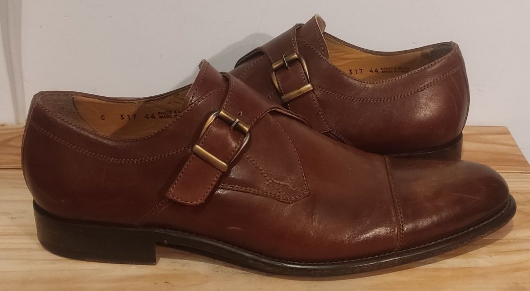 KONSTANTIN STARKE piękne eleganckie buty SKÓRA 100% roz.44 Italy