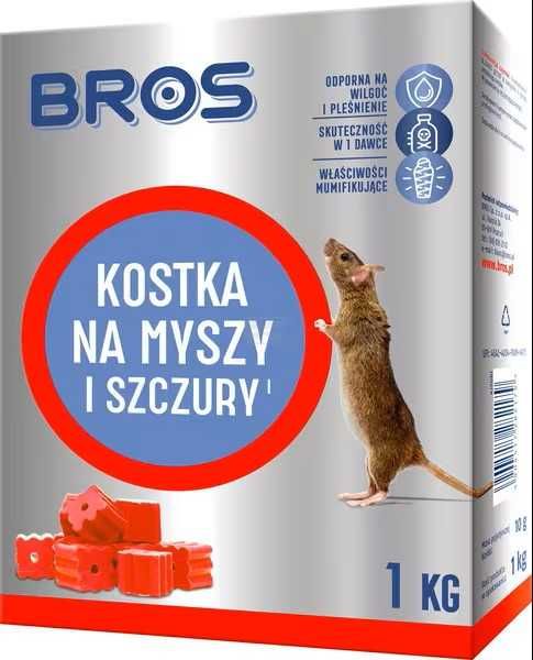 Kostka na myszy i szczury Bros 1kg