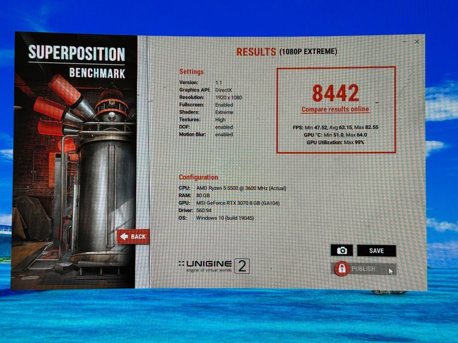 Відеокарта MSI Gaming Trio RTX 3070 8G