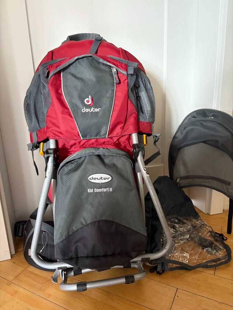 Nosidełko Deuter Kid Comfort 2 + daszek