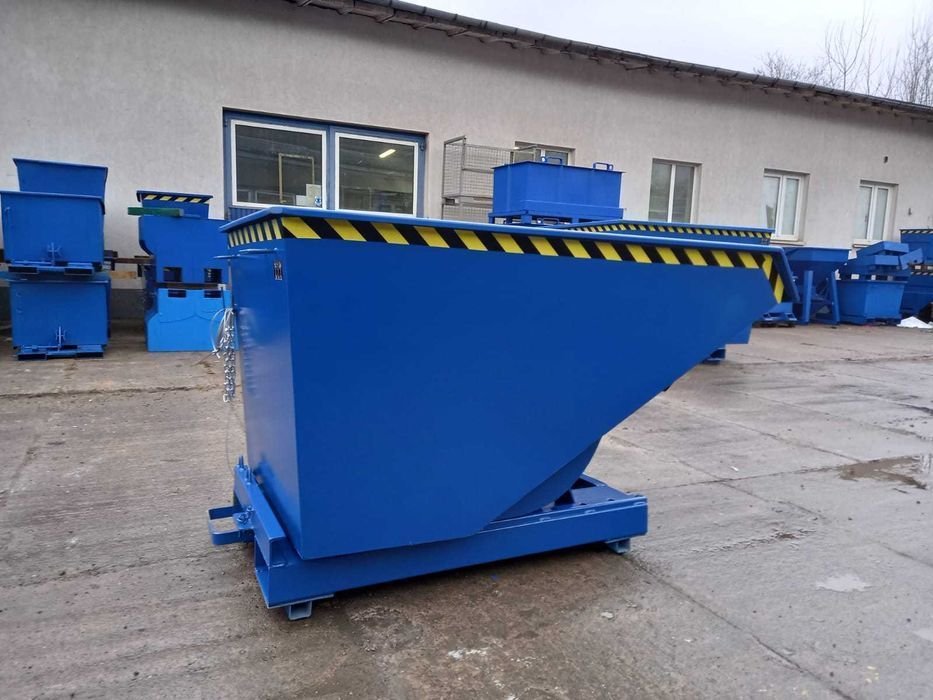 Samowyładowcza Koleba TK 1100L Do Widlaka-Wszystkie Odpady KONTENER