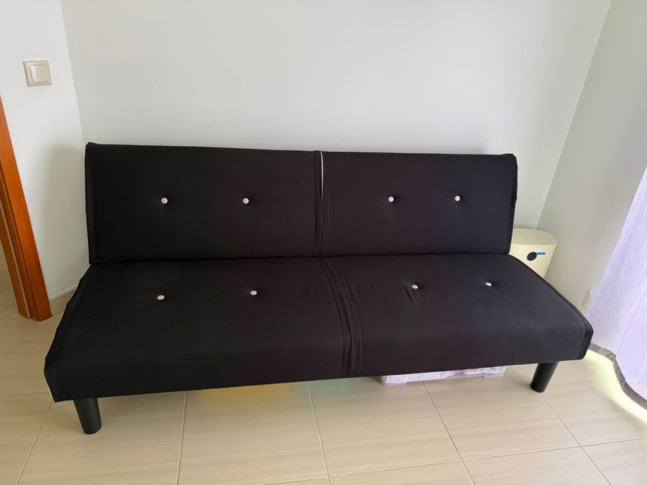 Sofá convertido em cama