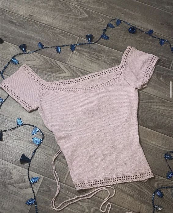 Вязаный топ