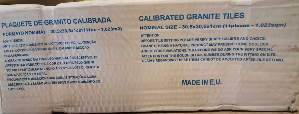 Pedra Natural Granito Ladrilhos