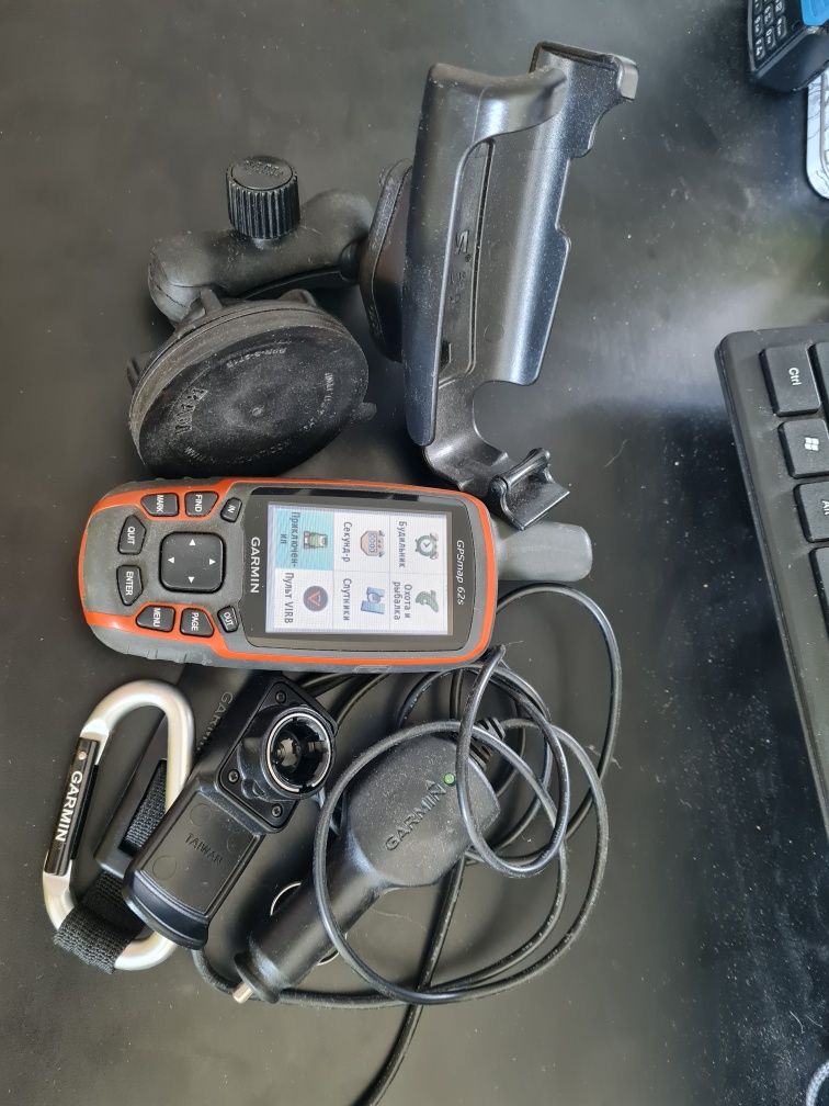 Навігатор Garmin62s та RAMmount