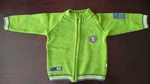 Sweter bluza zielona rozm. 86 (12-18 m.)