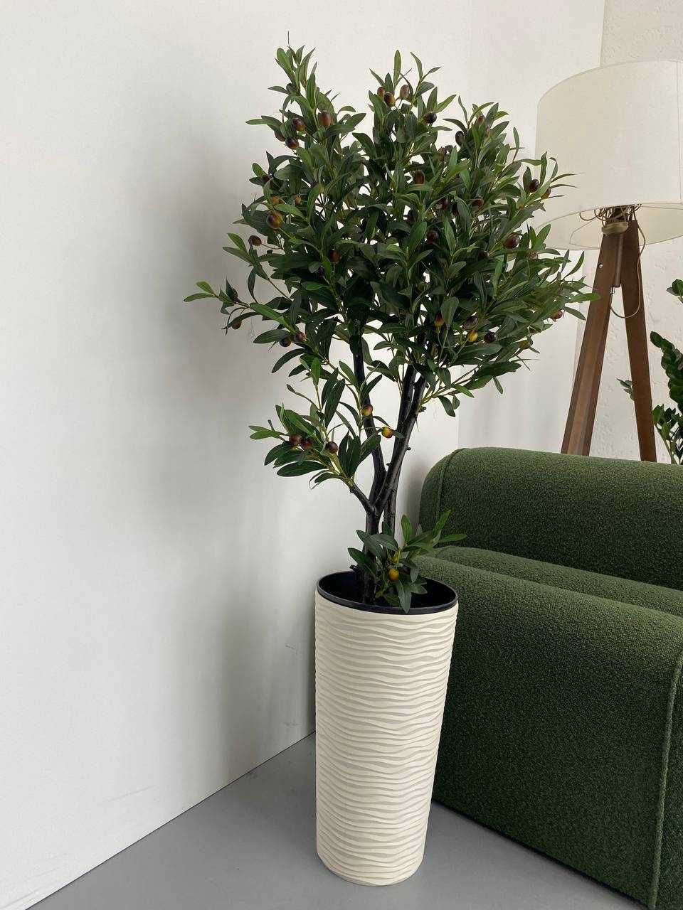 Оливка декоративний штучний вазон дерево рослина