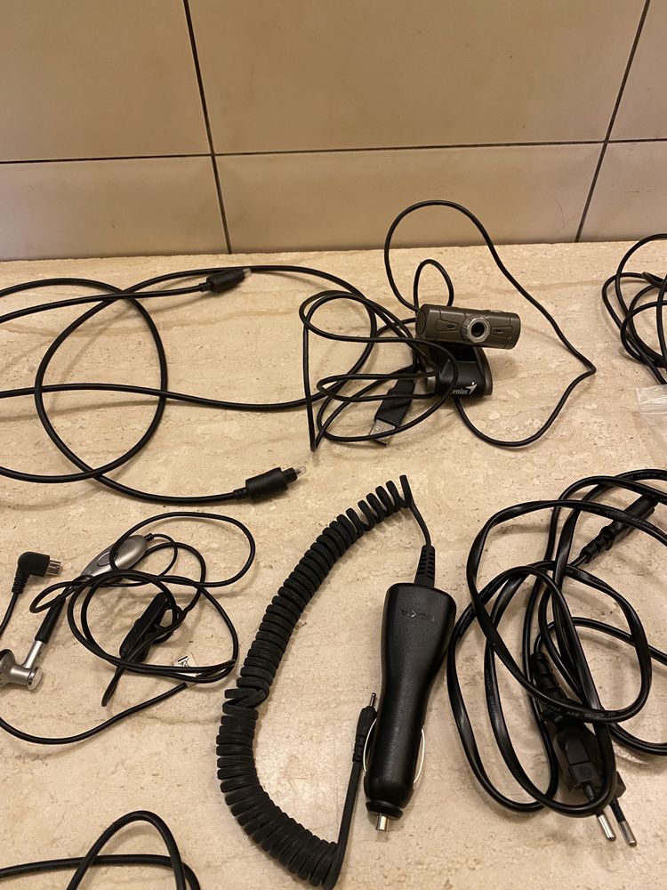 Кабеля, зарядки, micro usb, авто, Nokia, RCA, Samsung