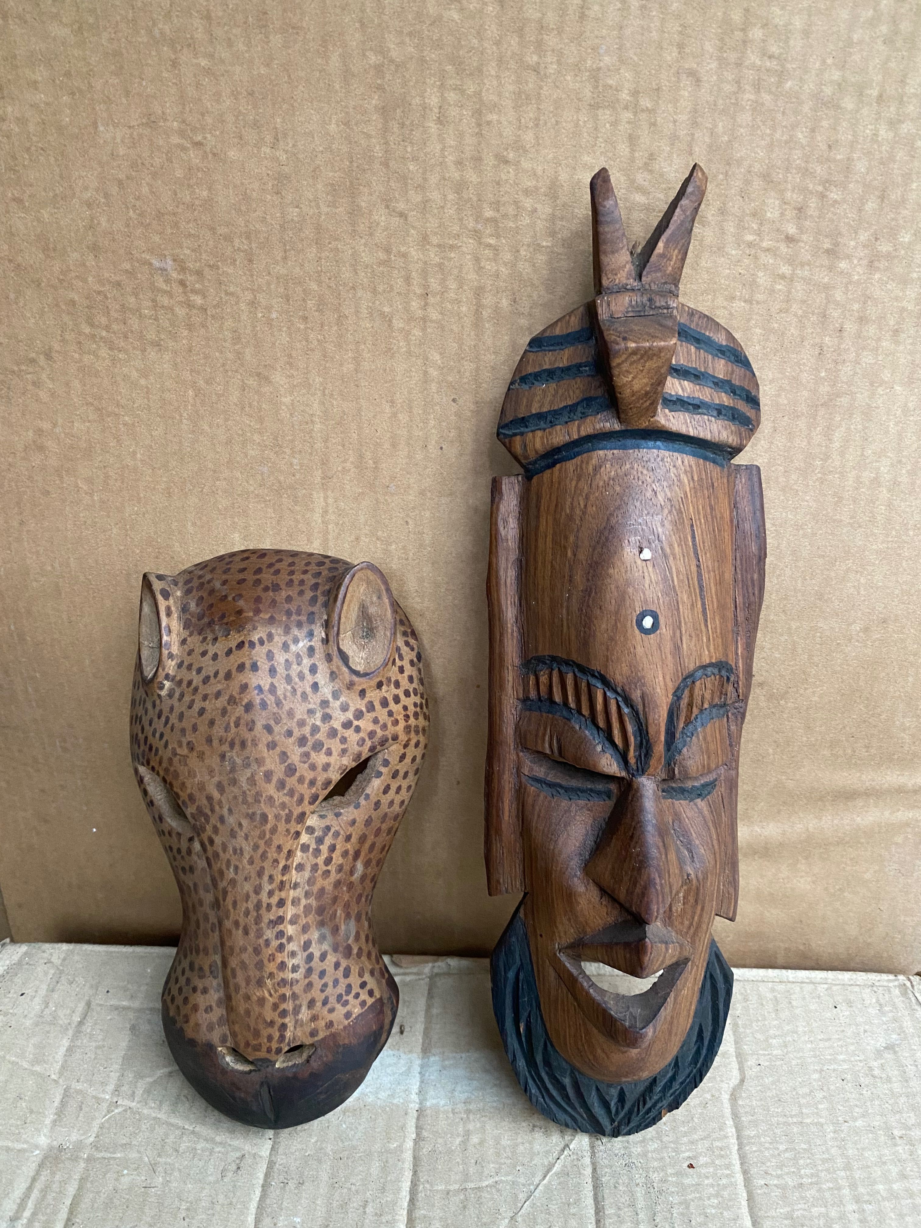 Figuras africanas decorativas