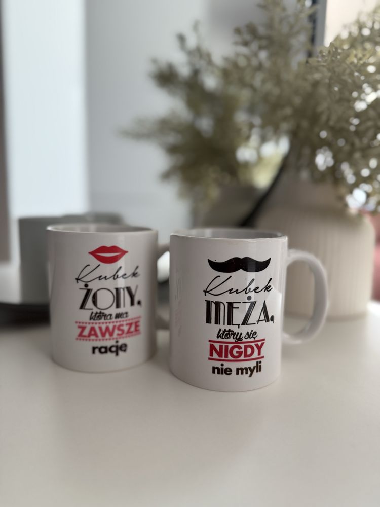 Kubek mąż kubek żona 250ml