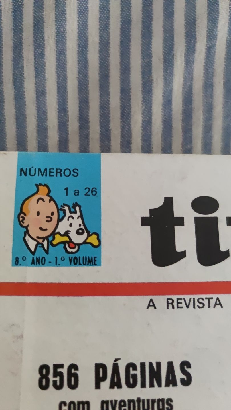 Album Tintin N15, encadernação de origem - 8 ano, 1° volume