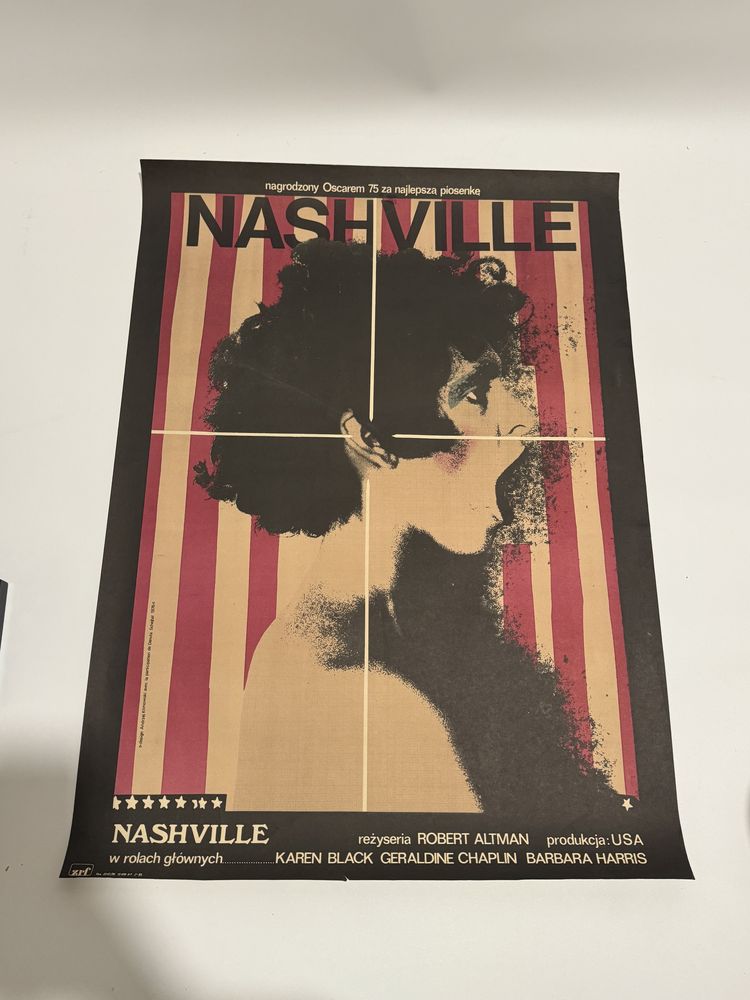 Nashville plakat 1976 filmowy Cinema poster UNIKAT
