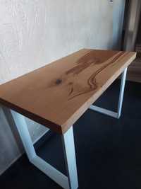 Stół drewniany Dąb Monolit Żywica Loft Handmade