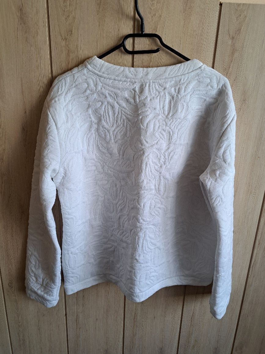 REISS bluza damska biala roz L/40