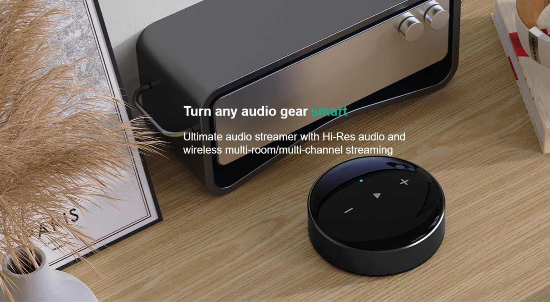 Odtwarzacz sieciowy streamer WIIM MINI Wi-Fi Bluetooth Spotify Tidal