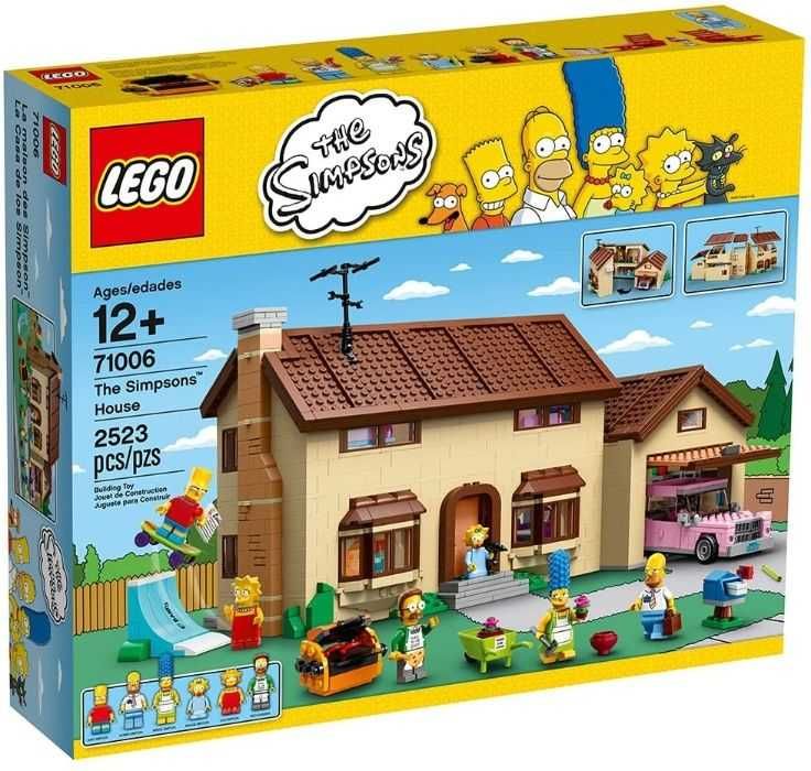 Lego Simpsons House + Lego Kwik-E-Mart + мініфігурки