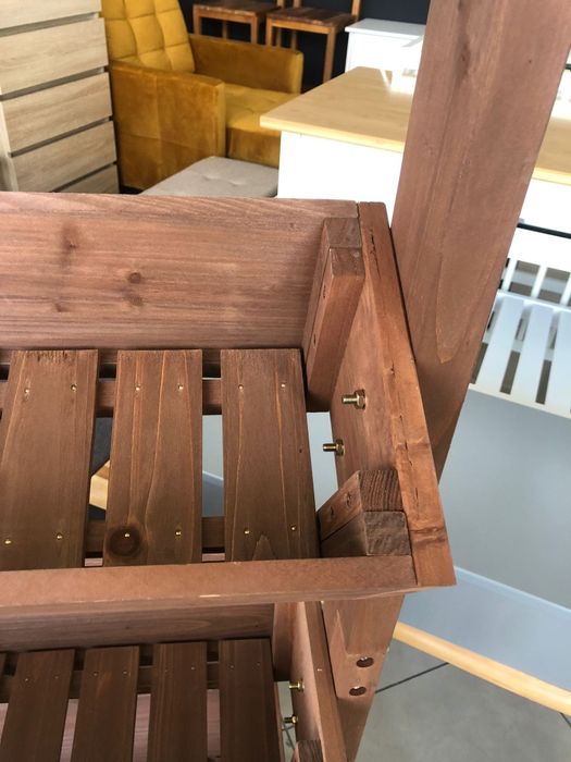 Drewniana doniczka kwietnik cztery poziomy