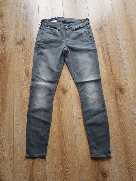 W29 L30 M G-Star Raw 3301 Deconst mid skinny spodnie damskie jeansy