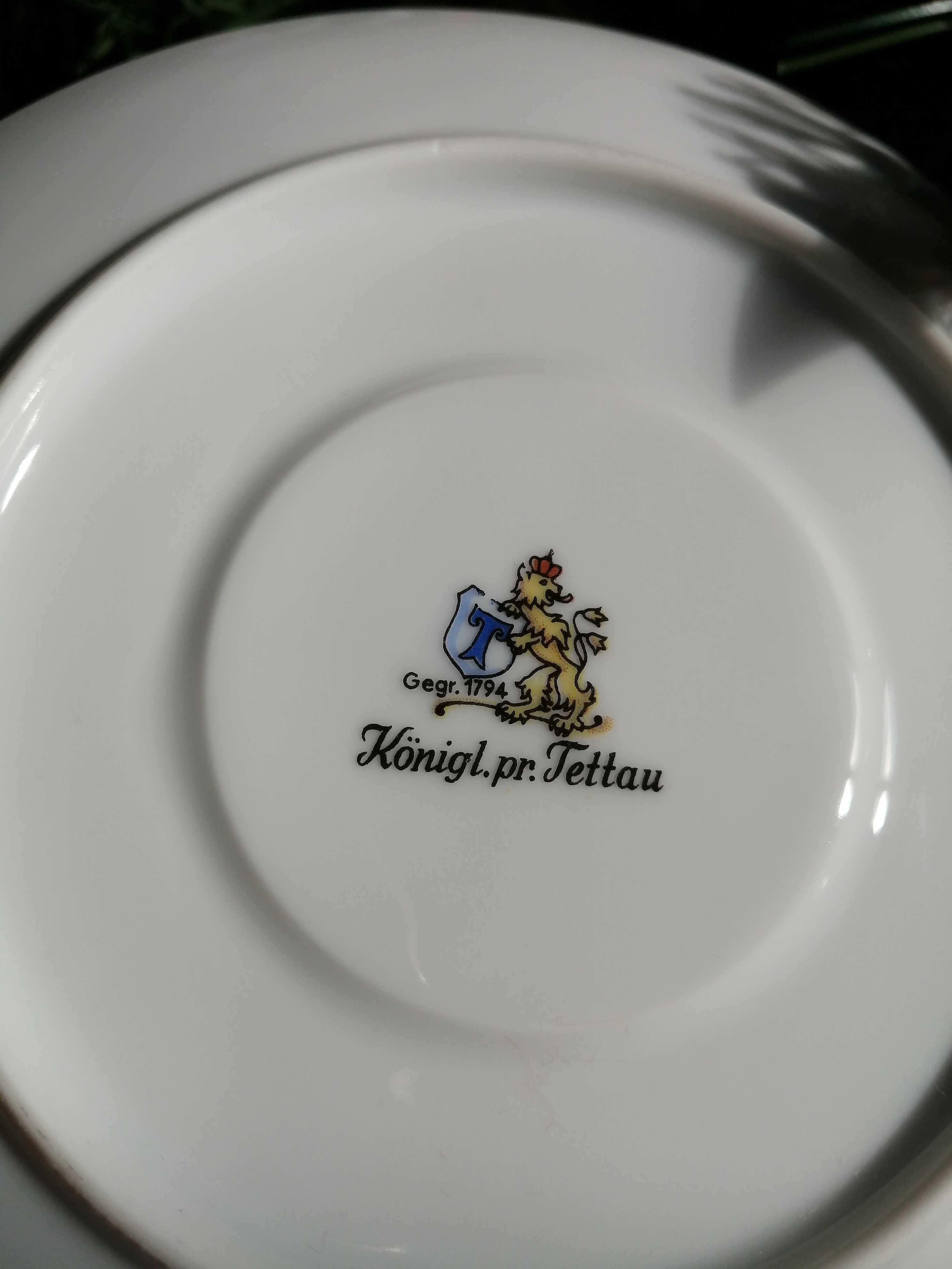 Konigl pr. Tettau Bavaria порцеляновые чайные пары