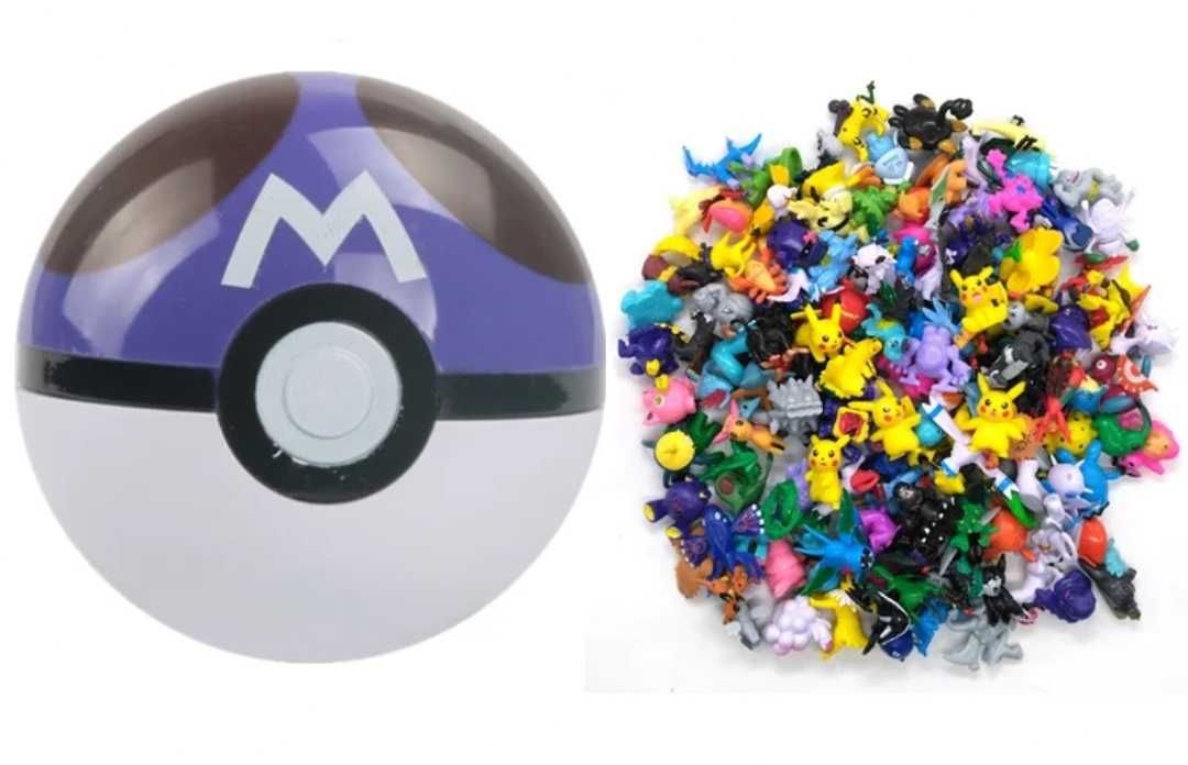 POKEMON Master Ball + 8 figurek Pokemon