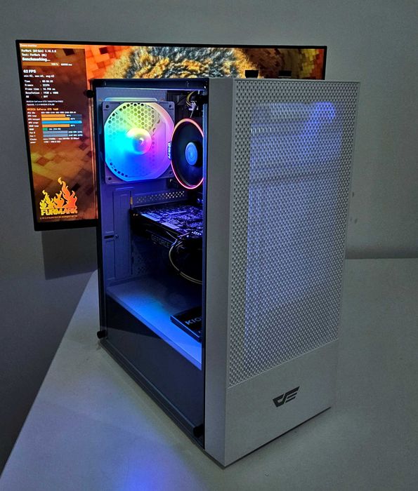 Komputer do gier Geforce GTX1660 Ryzen 5 2600 Win11 16DDR4 480SSD wifi