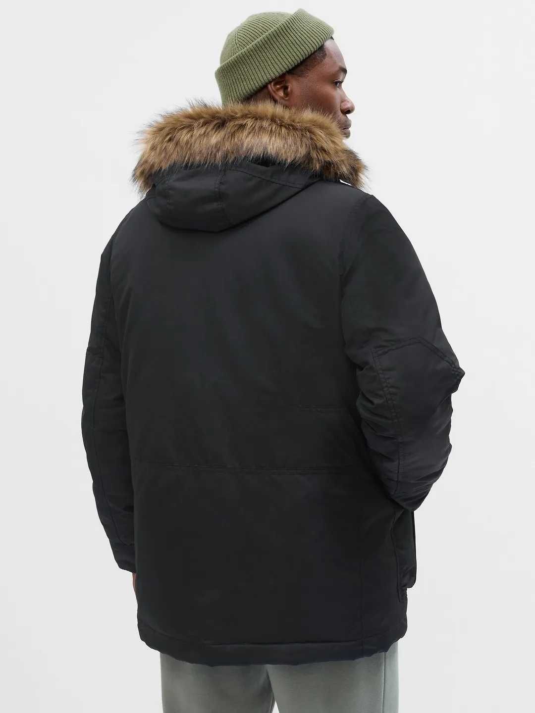 GAP - 75% Nowa Zimowa kurtka z kapturem Cold Control męska zimowa L
