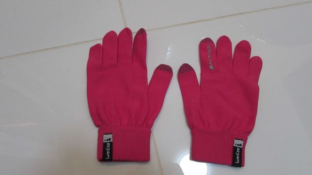 Cienkie rękawiczki Wed'ze, pod rękawiczki narciarskie r 122-128