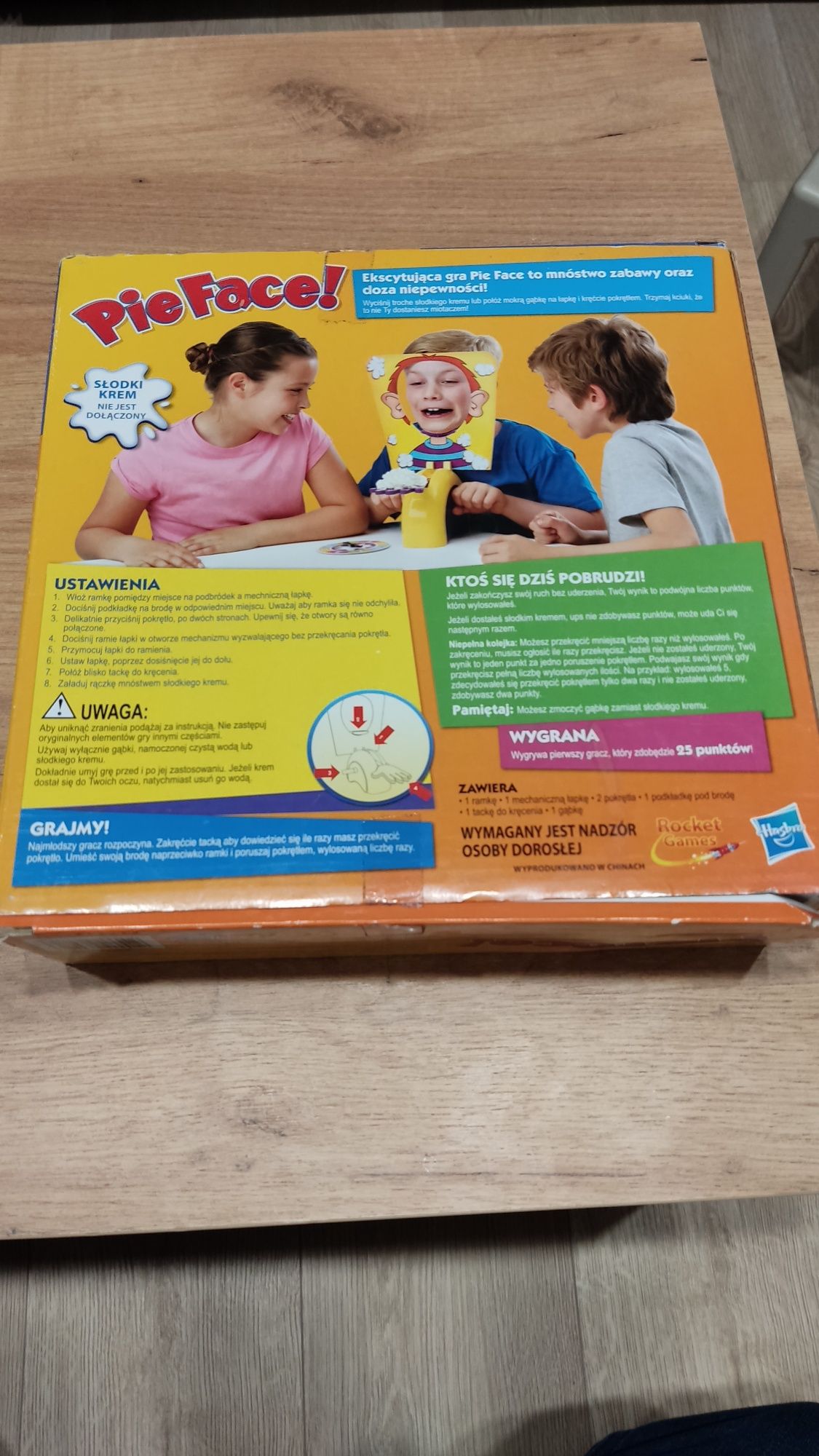 Gra Gaming Pie Face Hasbro