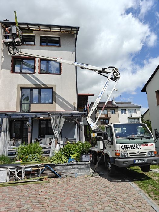 Zwyżka podnośnik koszowy 18m usługi wynajem