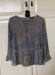 Massimo Dutti jedwabna bluzka paisley
