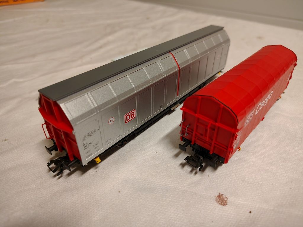 Zestaw 2 wagonów krytych DB Cargo szmaciak plandekowy h0
