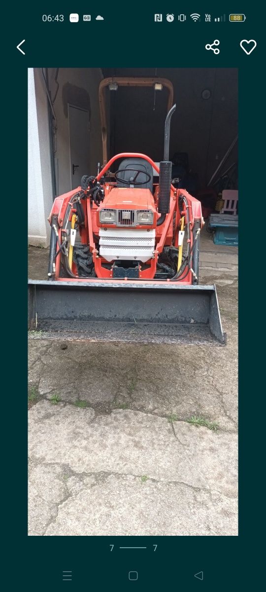 Kubota B19 mały,mini traktorek.