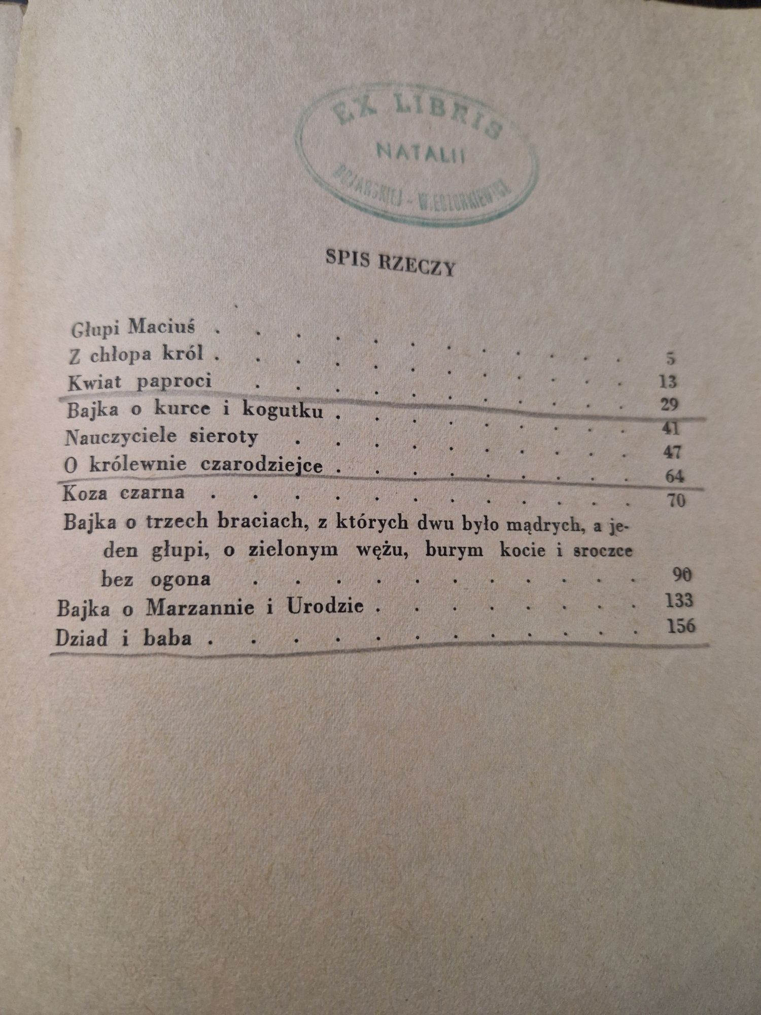 Książka dla dzieci Bajki i bajeczki Józef Ignacy Kraszewski - 1955