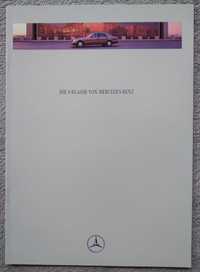 Prospekt Mercedes-Benz S-klasa rok 1994