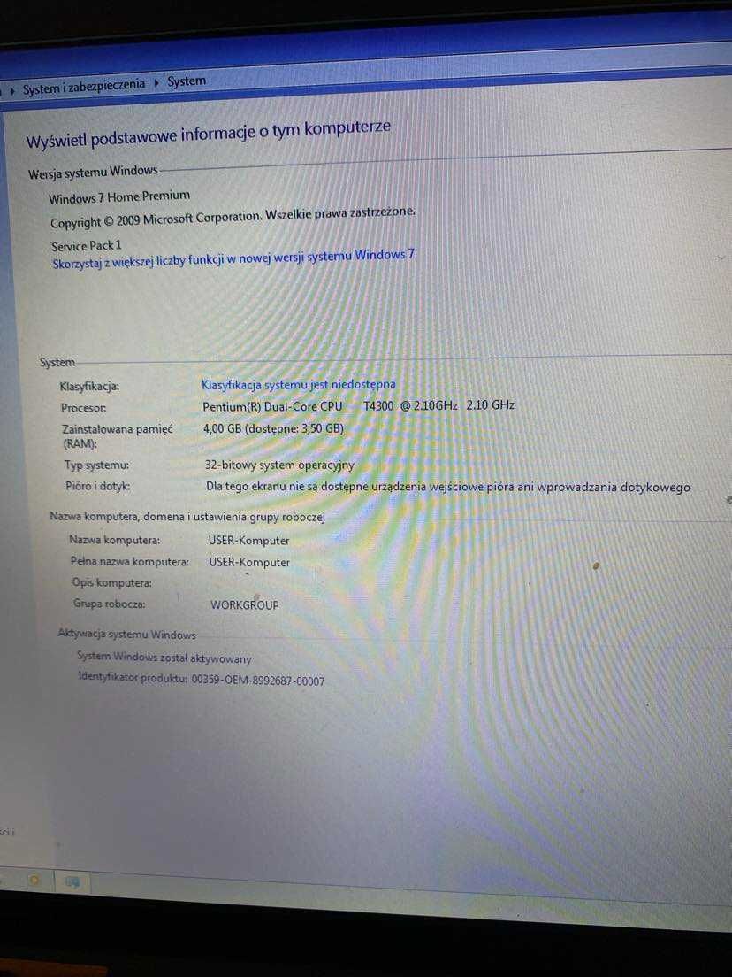 Laptop ASUS PRO79I 17,3 cale