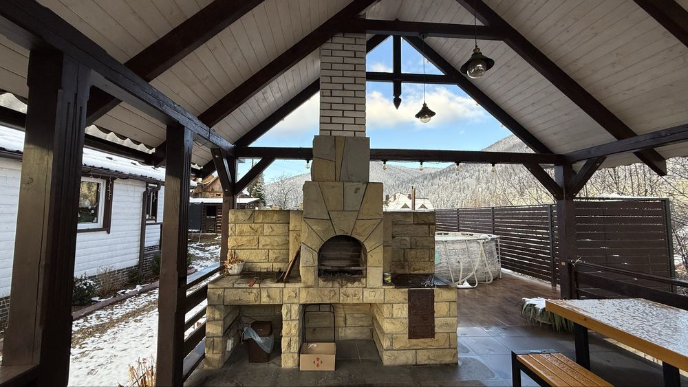 Оренда будинку в Карпатах з чаном та  сауною з басейном