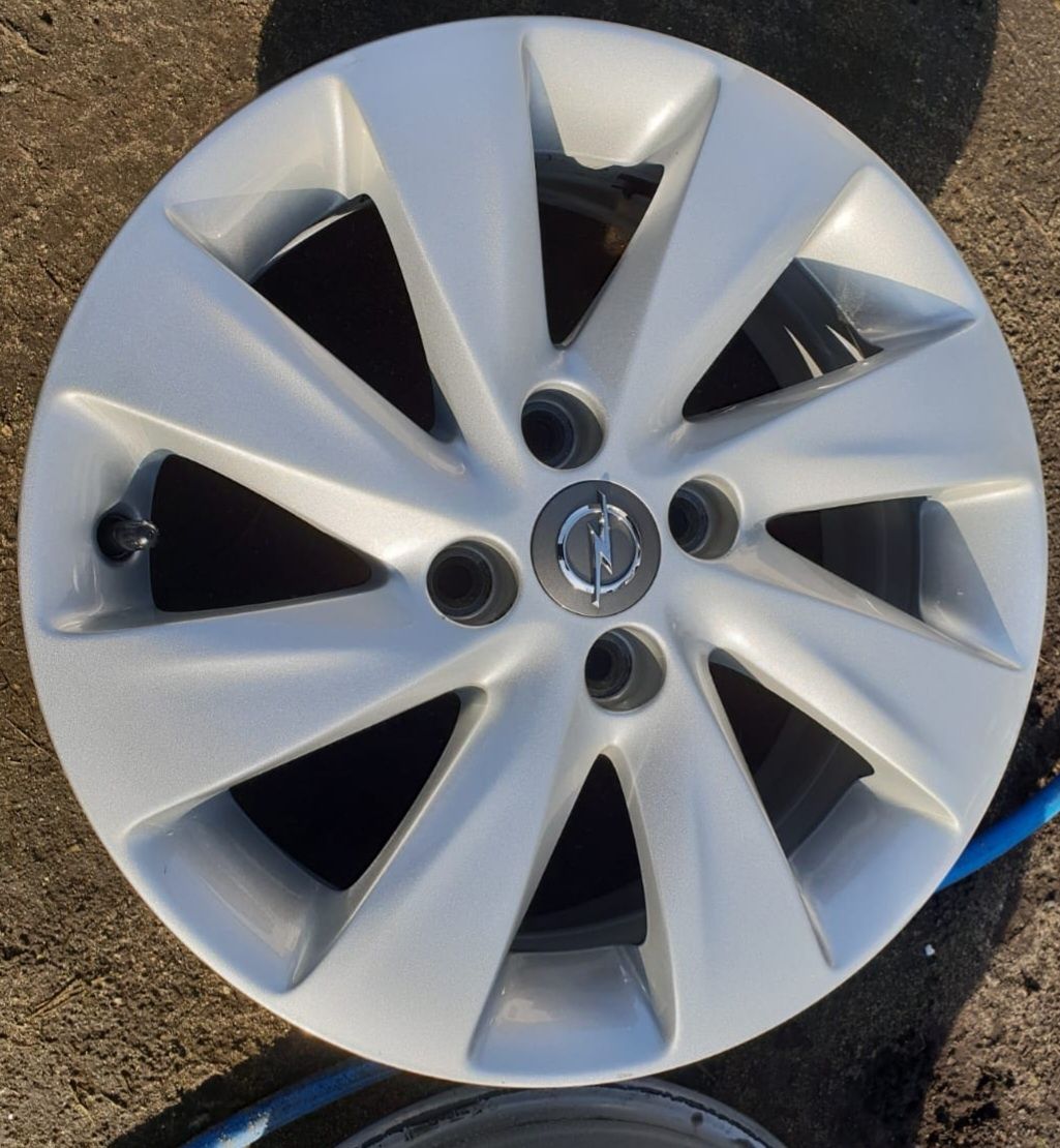 Alufelgi 15" Opel 4x100 oryginalne plus czujniki Nowy model+ Gratis