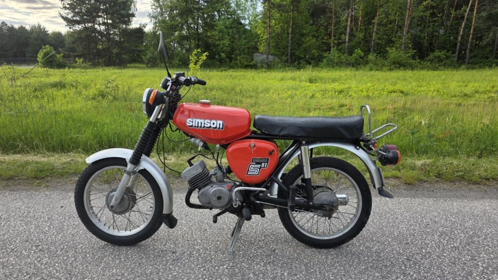 Simson s51 4-biegowy Zarejestrowany Sprawny Krajowy Dostawa ifa s51