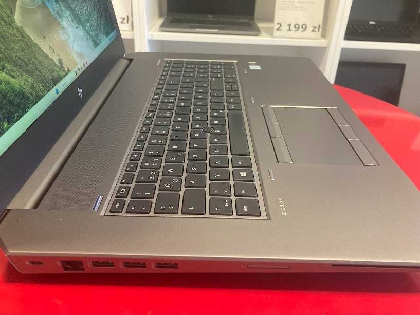 Laptop 17" HP ZBook G5 i7-8g 32GB 512SSD nVidia P3200 W11 FV23 RATY 0%