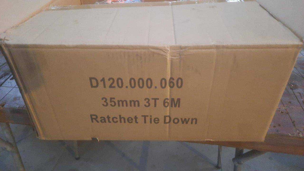 Pack 10 Cintas Novas com roquete, 6 Metros, capacidade 3Toneladas