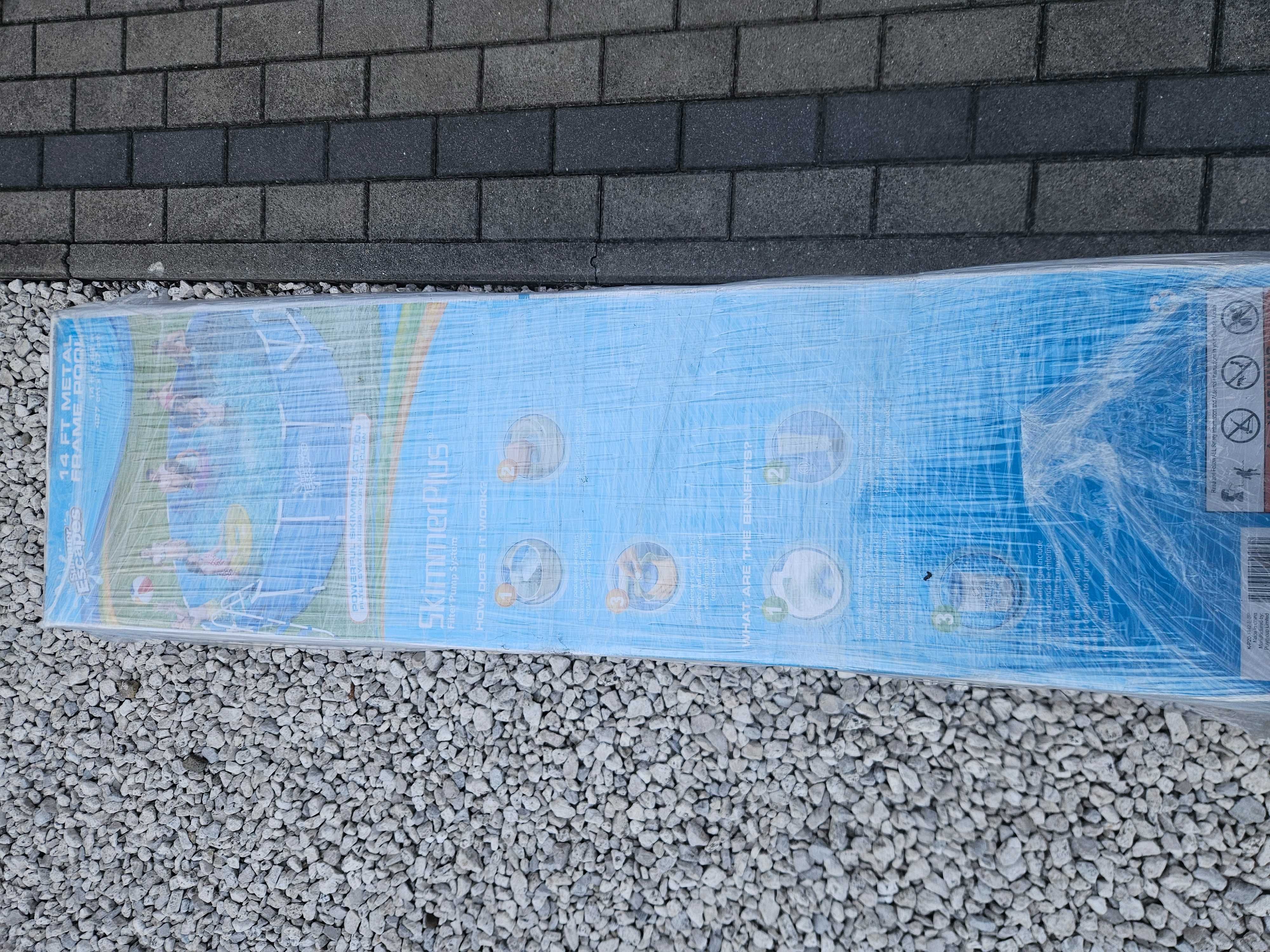 BASEN OGRODOWY na stelażu 12500 litrów wody 427x107 cm NOWY
