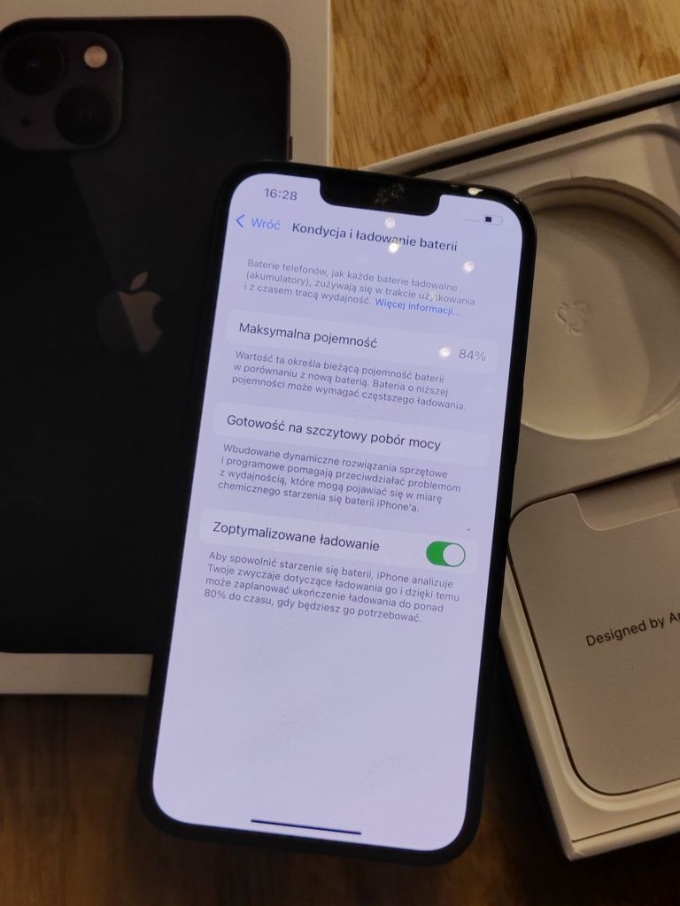 iPhone 13 128gb czarny, komplet możliwa zamiana