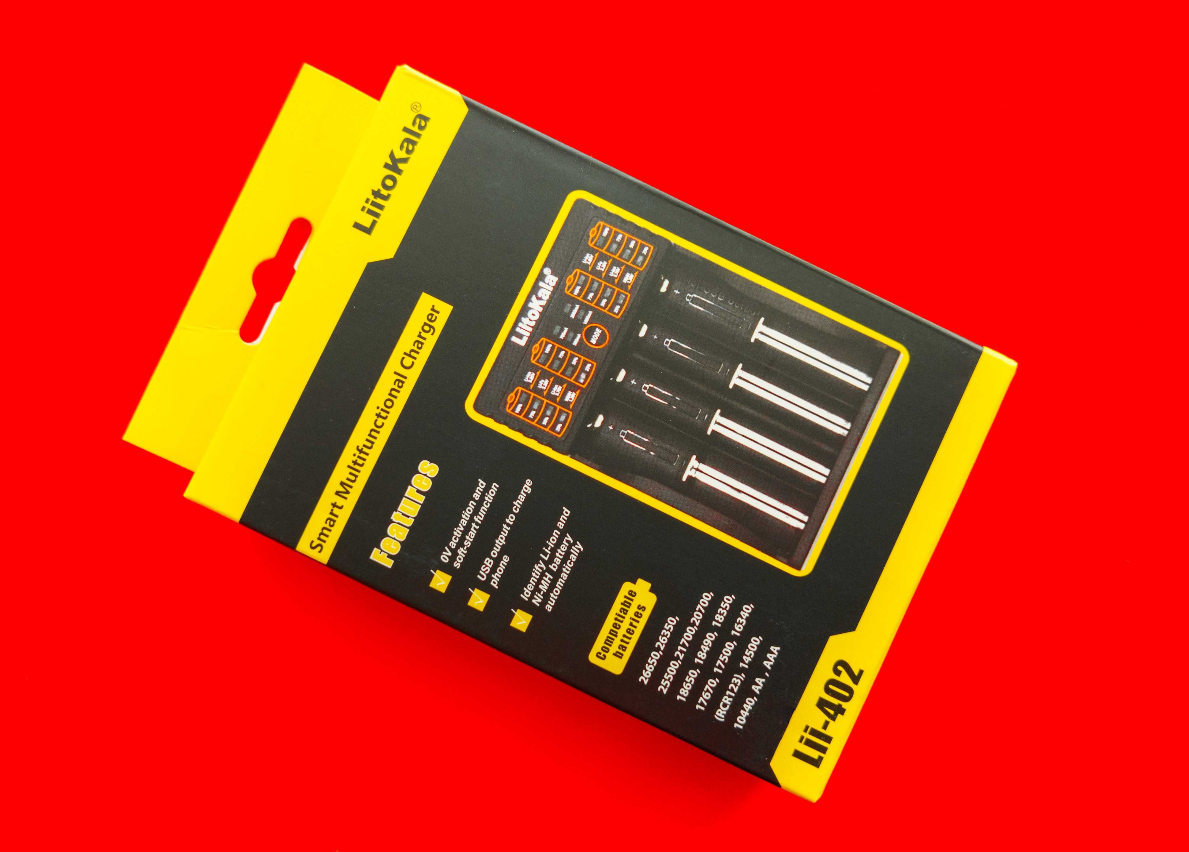 Зарядное Lii-402 LiitoKala USB зарядка аккумуляторов 18650