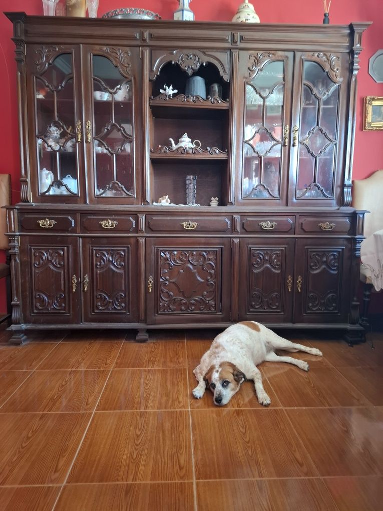 Cristaleira Madeira Nobre ( Teka )
