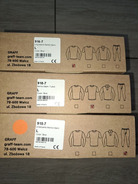 Graff bielizna termoaktywna rozm.L komplet