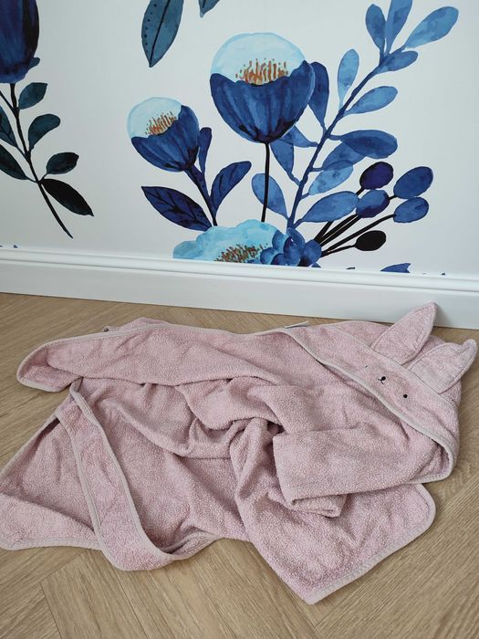 Ręcznik bambusowy Powder Pink różowy Rabbit 85x85 / My Memi