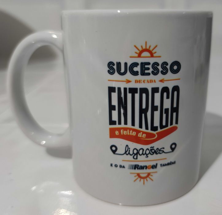 Caneca com uma frase positiva (Sol)